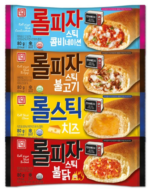 한성 롤피자스틱80g 콤비2+불고기2+치즈2+불닭2, 1개, 80g