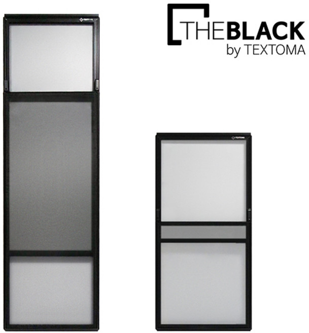 텍스토머 이동식촘촘망 미세먼지 창문필터 방충망 자연환기창 더블랙, 1개