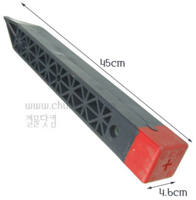 pvc 적색 말목, 1개