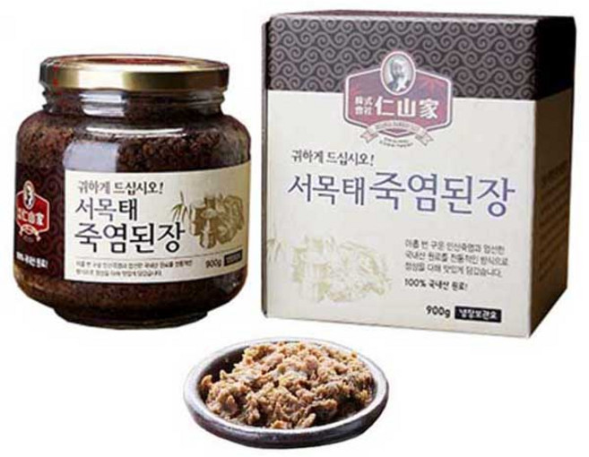 죽염종가 인산가 서목태 죽염된장 900g X 2병/인산가/한국산/냉장보관/무료배송, 2개