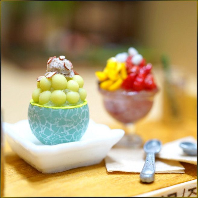 시원한 빙수, 메론빙수, 1개