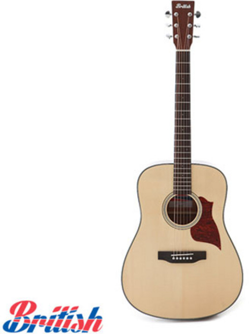 브리티시 학생 여성 초보 연습용 통기타, BD-10, WOOD, 1개
