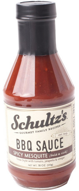 슐츠 BBQ 소스 스파이시 메스키트 글루텐 프리, 510g, 1개