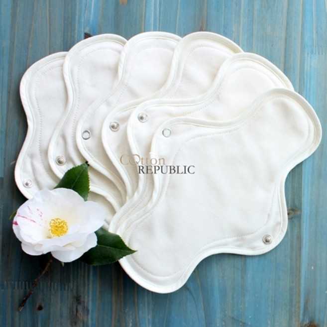 코튼리퍼블릭 순면생리대 슬림[내츄럴]체험6종세트, 1세트, 6개입, 세트