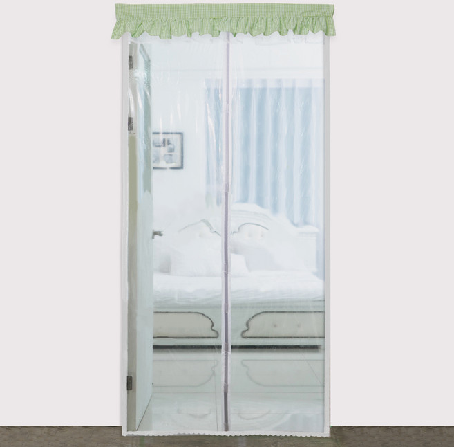 다샵 현관 방문 창문 베란다용 일체형자석 EVA 방풍비닐, 1개