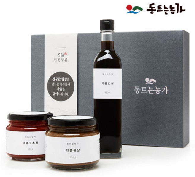 [동트는농가 공식판매처] 전통장류선물세트, 1박스, 450g