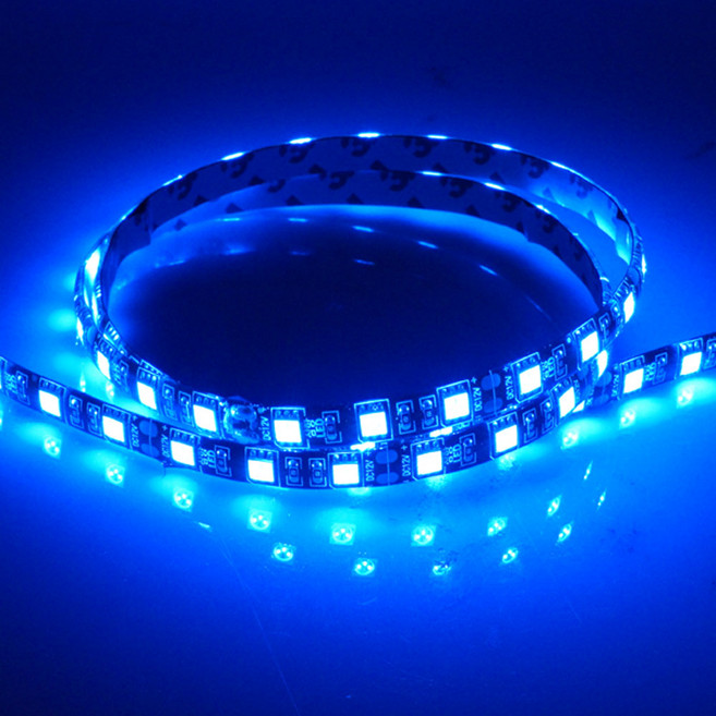 삼항LED 고급형 5050 3칩 LED바 - (10cm당 가격), 12V용-검띠/블루LED(10cm당), 1개