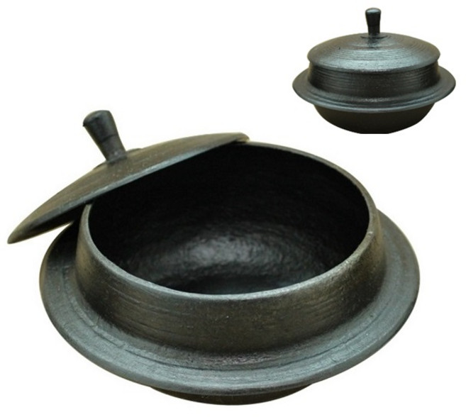 무쇠주물마을 옛날 전통 미니 무쇠 가마솥 12~28cm 가정용, 길들이지않은 솥, 20cm