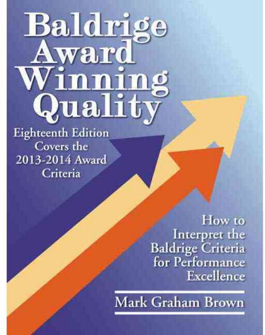 Baldrige Award Winning Quality, Productivity Pr