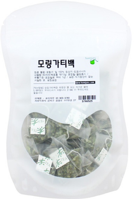 호미자루 모링가 티백 30ea+30ea, 1.5g, 60개입, 30개입, 2개