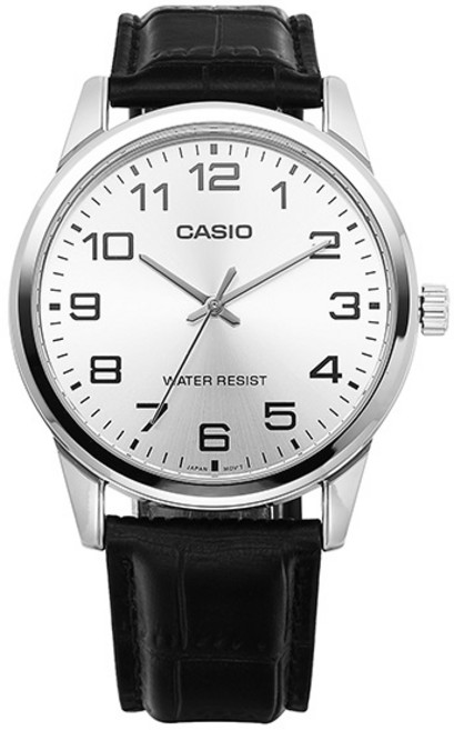 카시오 아날로그 남성 가죽 38mm 명품 시계 MTP-V001L-7BUDF / CASIO