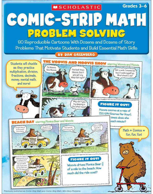 (영문도서) Comic-Strip Math Problem Solving, Scholastic Teaching Resources