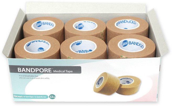 밴드골드 밴드포어 종이반창고 살색 12p, 1개