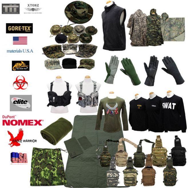 워치콘 군모 조끼 모포 포단 장갑 크로스백 우의 긴팔티, 01-16.팔각모(우드랜드픽셀)