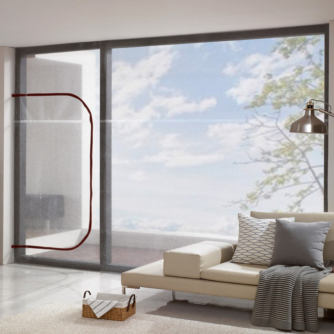 알뜨리 에어캡 뽁뽁이 창문 베란다 방풍 비닐 방한 커튼 바람막이 방풍비닐, 와인