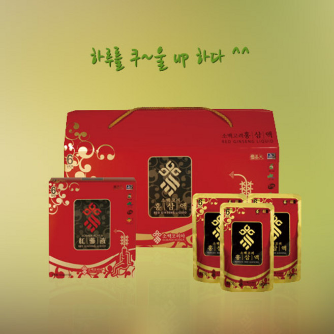 소백코리아 [소백코리아] 홍삼액 훼미리30, 30개, 80ml