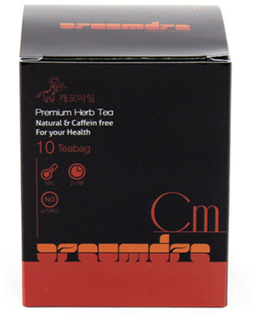 아름드레 블랙 삼각티백 34종, 10개, 블랙 캐모마일, 10개입, 1.1g