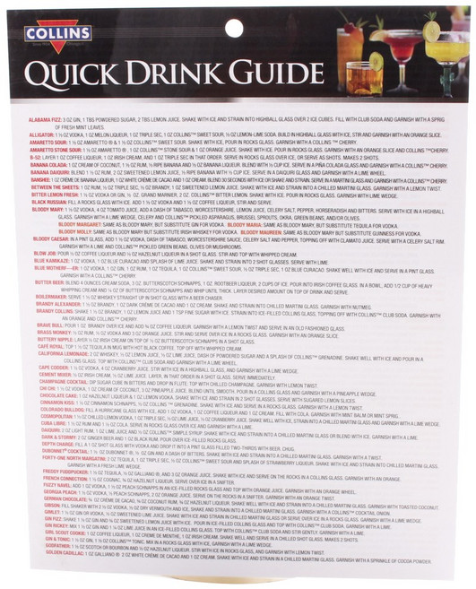 Collins Accessories Quick Drink Guide, 1개