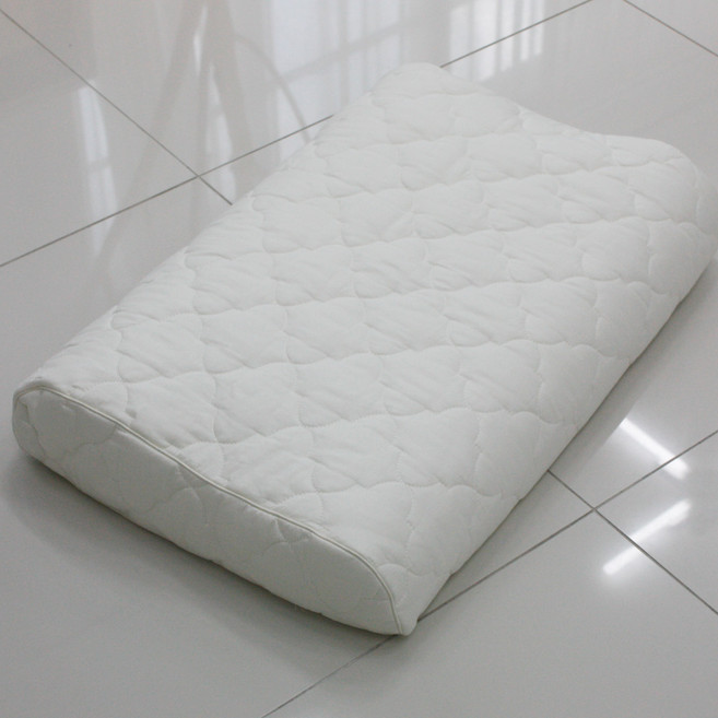 바숨 라텍스베개커버 굴곡형