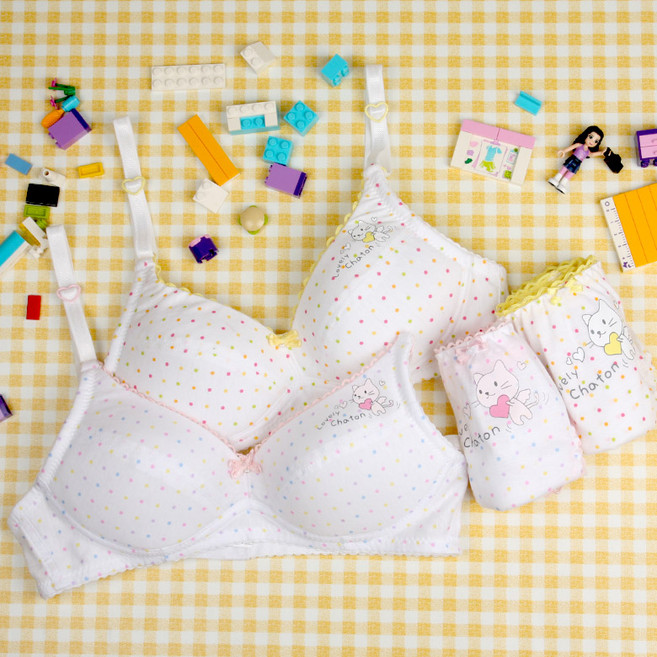 1013 엔젤샤통 3단계 노와이어 브라 / 팬티