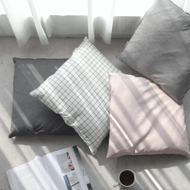 모노핑크 방석커버(솜포함)