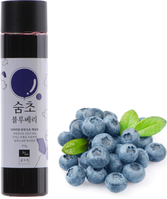 숨초 블루베리 식초, 570g, 1개