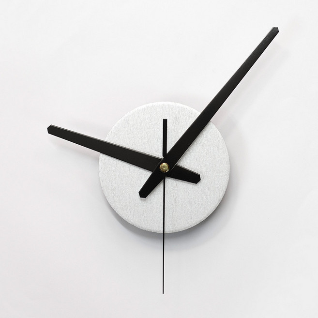 아미공 무소음무브먼트 붙이는시계블랙, 실버