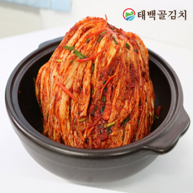 [태백골김치] HACCP인증 국내산고춧가루 태백산 김치, 5kg, 1개