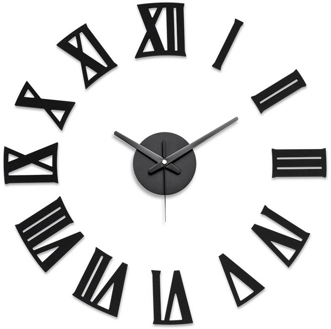 아미공 DIY 벽시계, 로만블랙