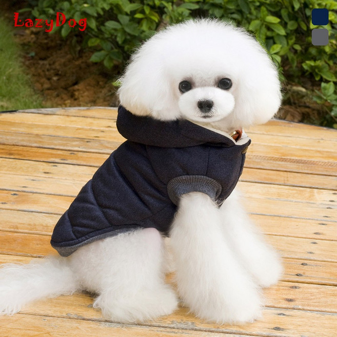 레이지독 애견 데일리 베이직 패딩, 네이비, 1개