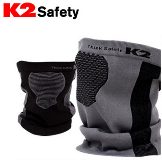 케이투세이프티 사계절 심리스 넥게이터, 블랙, 1개