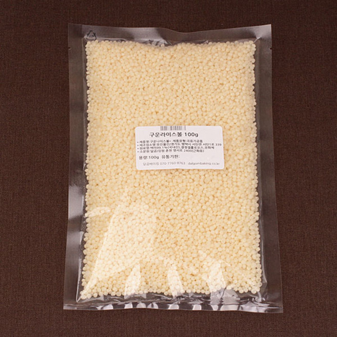 달곰베이킹 구운라이스볼, 100g, 1개