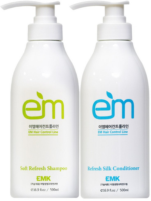 EM farm 헤어컨트롤 헤어 2종 SET, 1세트
