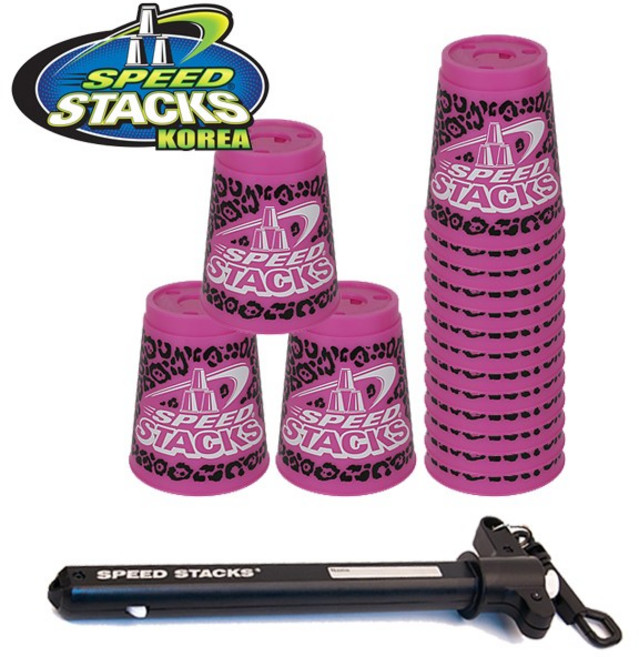 스피드스택스 스피드 스택스 프리미엄 스탠다드, 레오파드 + 퀵스템, 1개