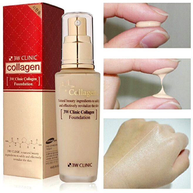 3W클리닉 콜라겐 파운데이션 50ml, 23호 내추럴베이지, 1개