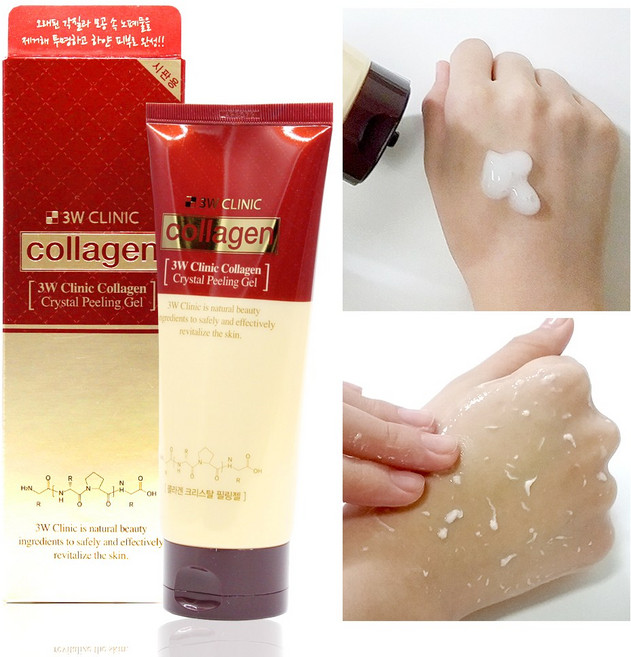 3WCLINIC 콜라겐 크리스탈 필링젤, 1개, 180ml
