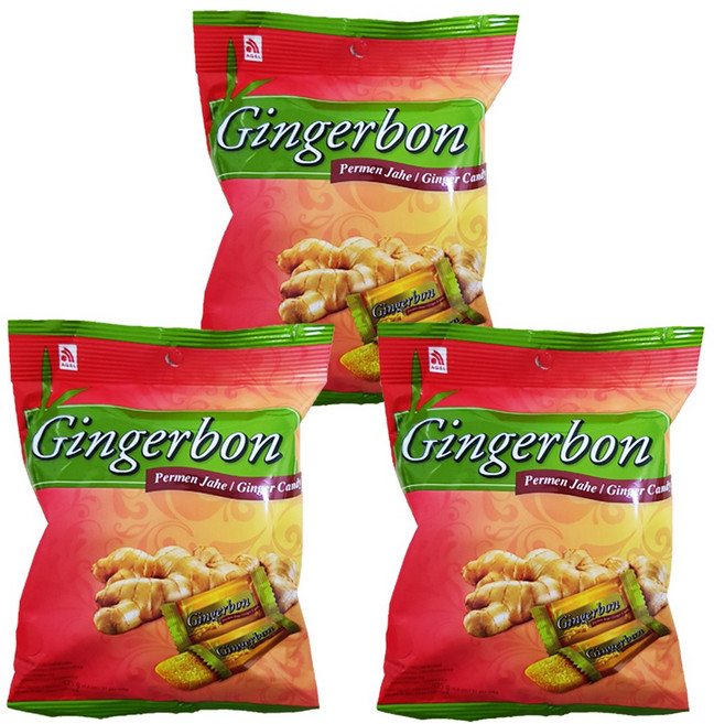 예이니종합물류 진저본 생강젤리 세트(125g)[수입과자 쿠키 비스킷 크래커], 3개, 125g