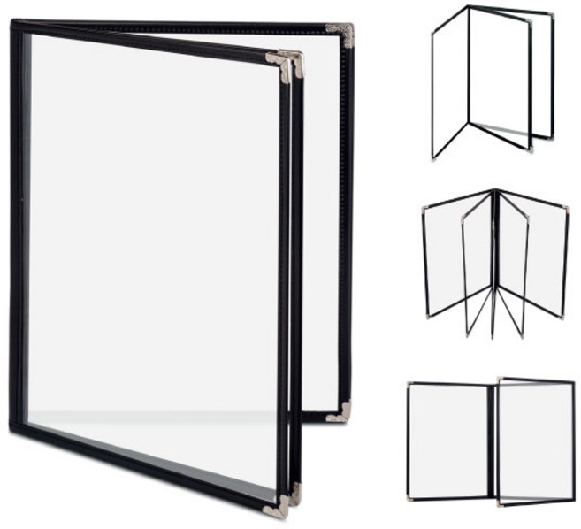 (우리메뉴) 투명메뉴판 2p 4p 6p 8p 10p 12p 16p 병풍3단 병풍4단