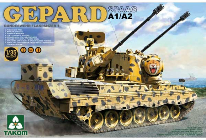 타콤 1대35 게파드 A1 A2 대공 전차 프라모델, 1개