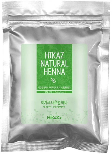 히카즈 내추럴 헤나 염색 100g, 내추럴브라운, 1개 - 쿠팡