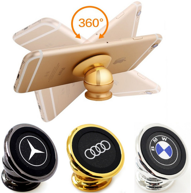 DF 360도 명품st 핸드폰 거치대 홀더, 실버, 벤츠st, 1개