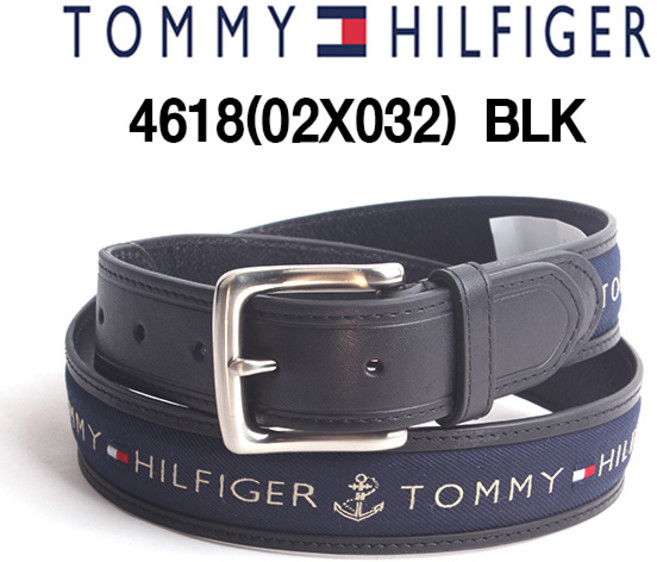 Tommy Hilfiger 타미힐피거 벨트 4618 (02X032) BLACK (블랙) 빅사이즈 44까지