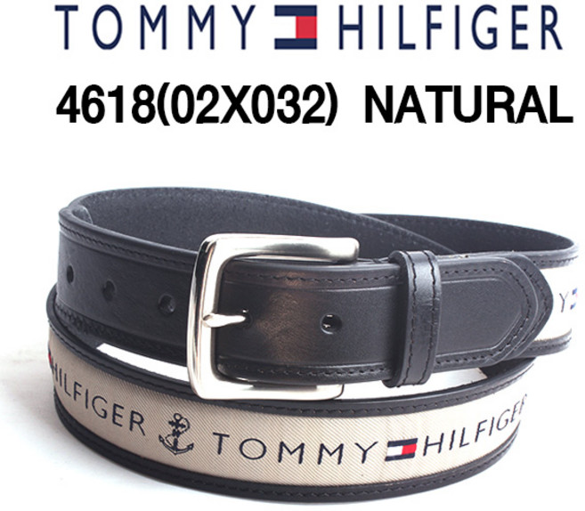 Tommy Hilfiger 타미힐피거 벨트 4618 NATURAL (내추럴) 빅사이즈 44까지