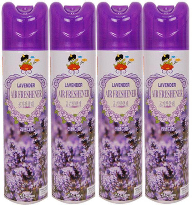 산도깨비 공기청향제 A/F, 300ml, 4개