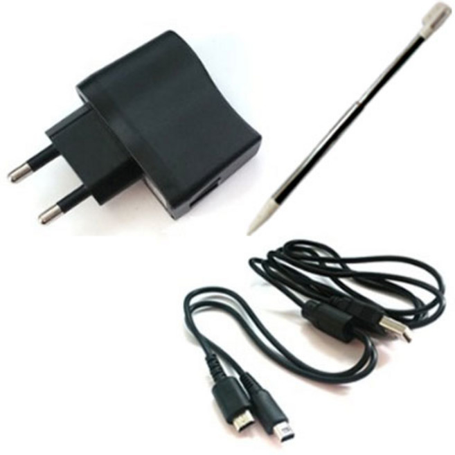 지에스컴퍼니 분리형 닌텐도충전기+터치펜1개, 1개, 2in1 혼합(모두사용)+터치펜