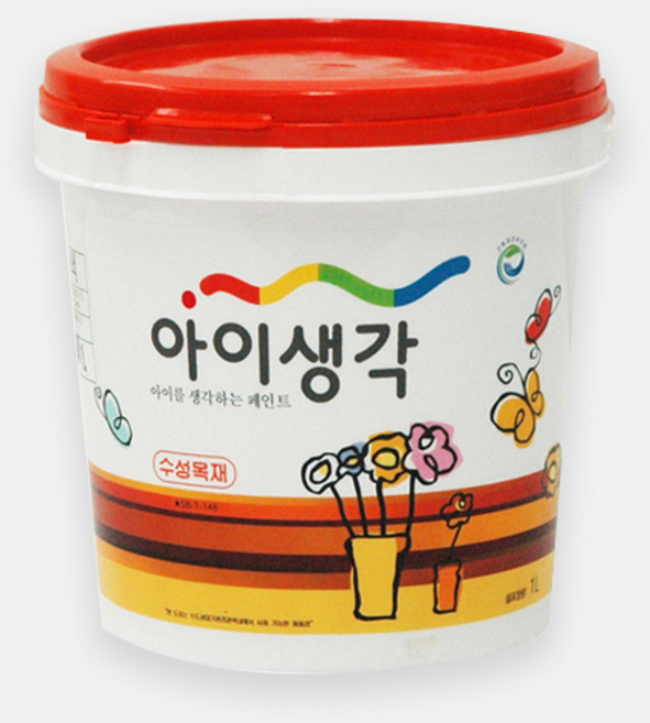 삼화페인트 아이생각 수성목재 친환경 수성페인트 4L 반광, 0137D, 1개