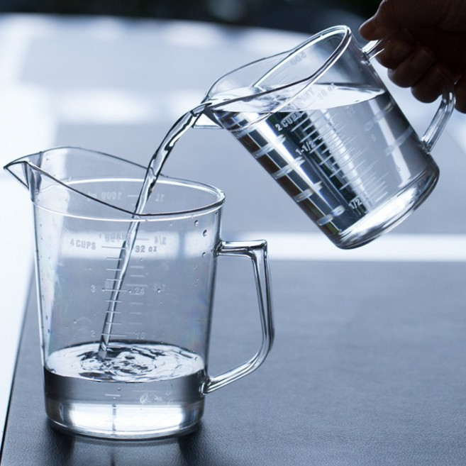 바이굿즈 안깨지는 PC 계량컵 5종 택1(225ml 500ml 1L 2L 4L), 투명, 1개