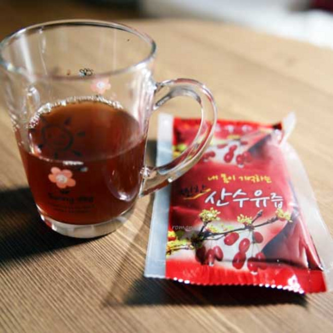 [글램스톤즈] 구례 지리산에서 나고 자란 산수유로 만든 산수유즙 120ml, 180팩