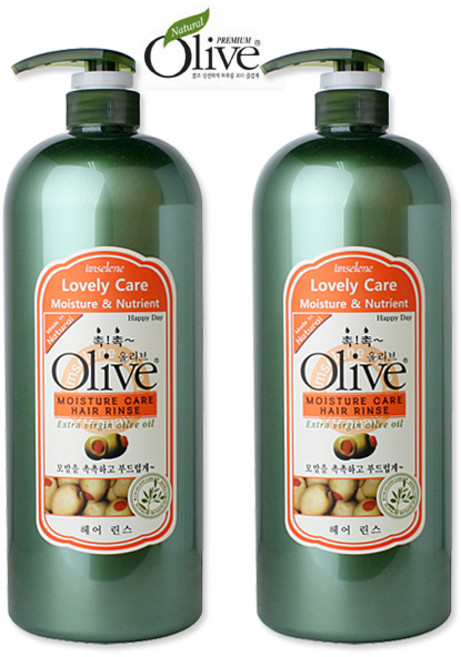 아임세레느 올리브 대용량 1500ml 린스, 2개, 1.5L