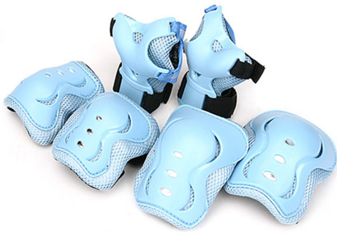 아동용 자전거 인라인 보호대 - KS 301/303, 블루